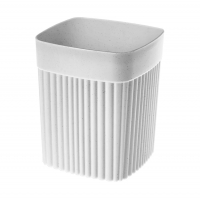 Стакан для ванной комнаты Бытпласт Velvet 0,65 л, светло-серый