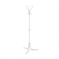 Вешалка напольная Nika Комфорт 4, матовый белый (ВК4/МБ)