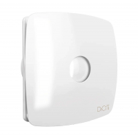 Вытяжной вентилятор Diciti Rio 4C ø100 мм с обратным клапаном, белый