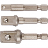 Адаптеры под головки с хвостовика U-типа под биты Курс (3 шт)