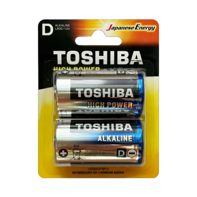 Элемент питания Toshiba High Power LR20 (2 шт)