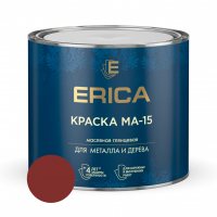Краска масляная Erica МА-15, железный сурик 5,5 кг