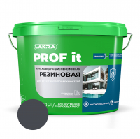 Краска резиновая Лакра PROF IT для всех типов поверхностей, графит RAL 7024 1,3 кг