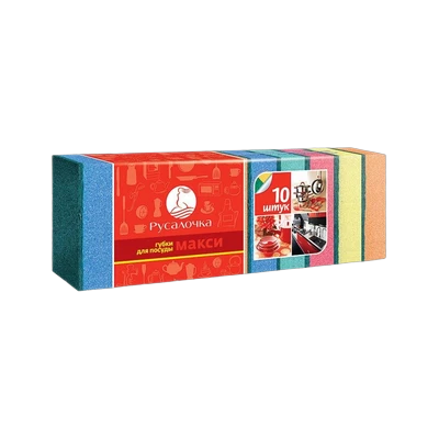 Губка для посуды, Макси (10 шт)
