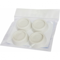 Подставки для бытовой техники антивибрационные круглые,белые 4 шт