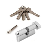 Цилиндровый механизм (личинка)  80 мм Avers ZМ-80-C-CR ключ/ вертушка,хром