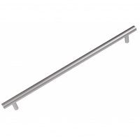 Ручка рейлинг  128мм, матовый хром (8925)