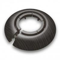 Обвод для труб Идеал 16-22 мм, Венге темный (2 шт)