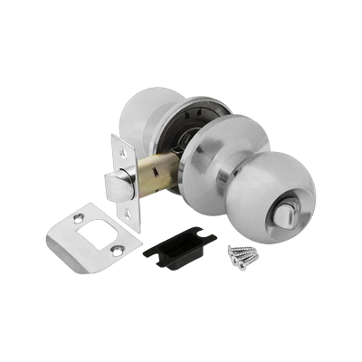 Ручка-защелка Ajax (Аякс) DK682 CP-BK (с фиксатором), хром