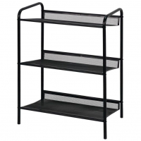 Этажерка Женева 13 3-х ярусная, черный (ПДО Ж13)