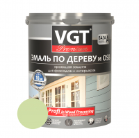 Эмаль акриловая VGT Профи по дереву, светло-оливковый 1 кг