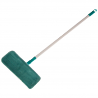 Швабра с насадкой из микрофибры МорМ1 12х32 см, телескопическая ручка 120 см 