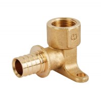 Аксиальный уголок 16 х 1/2" с крепежом внутренняя резьба