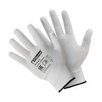 Перчатки Fiberon Для сборочных работ полиэстер, белые L
