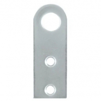 Проушина прямая 18х50 мм, оцинкованная (2 шт)