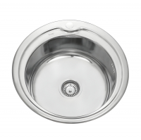 Мойка врезная SinkLight N490 0.8/180 мм, глянцевая