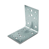 Уголок крепежный усиленный 130х130х100х2 мм