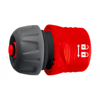 Соединитель Grinda с автостопом и запирающим механизмом пластмассовый 1/2″