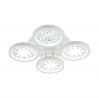 Люстра светодиодная Росток DK06060/4 PR WH 80+6,5Вт 3000-6500К, белый