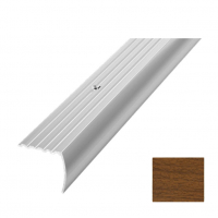 Порог угловой 30х27 мм (0,9 м), Орех