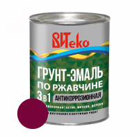 Грунт-Эмаль по ржавчине ВИТеко, вишня 0,8 кг