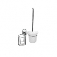 Ерш для унитаза настенный, с держателем для освежителя Р2910-1 