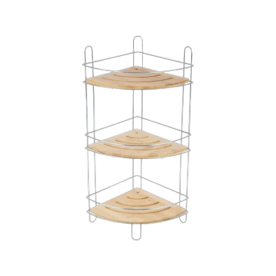 Полка угловая 3-х ярусная Bamboo-05, Рыжий кот