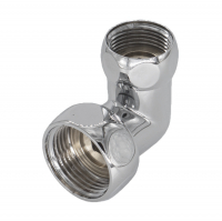 Уголок для полотенцесушителя 1" х 3/4" пара гайка/гайка