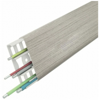 Наличник с кабель-каналом Деконика 70 мм 2,2 м, Ясень серый