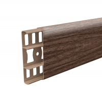 Наличник с кабель-каналом Деконика 70 мм 2,2 м, Орех