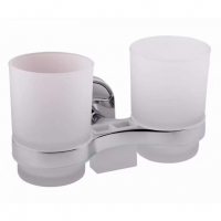 Стакан стеклянный двойной к стене P2908