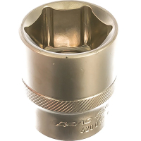 Головка торцевая  6-гранная 27 мм, под квадрат 1/2", Дело Техники