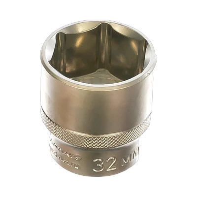 Головка торцевая  6-гранная 32 мм, под квадрат 1/2", Дело Техники