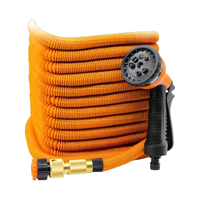 Шланг поливочный Grassman 100 FT10 растягивающийся 30 м с пистолетом, адаптером, соединителем (019624)