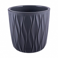 Горшок для цветов Полимербыт Desert 3,6 л, серый