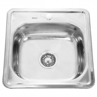 Мойка врезная SinkLight N4848 0.6/160, глянцевая