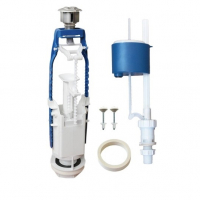 Арматура для унитаза, нижняя подводка, 2-х уровневая кнопка, г. Псков