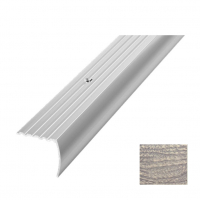 Порог угловой 30х27 мм (0,9 м), Дуб дымчатый