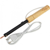 Паяльник  65Вт электрический, деревянная ручка, Rexant