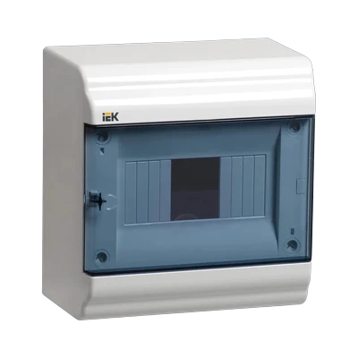 Бокс пластиковый  6 модулей, навесной, IEK ЩРН-П-6