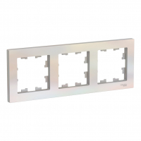 Рамка AtlasDesign 3-местная, жемчуг 