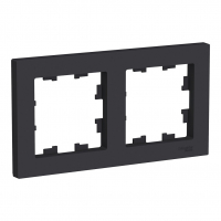 Рамка AtlasDesign 2-местная, карбон 