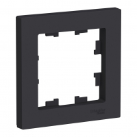 Рамка AtlasDesign 1-местная, карбон