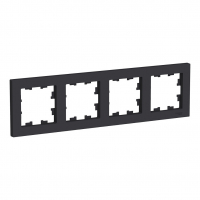 Рамка AtlasDesign 4-местная, карбон