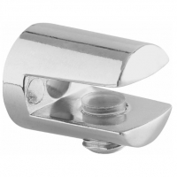 Держатель для стеклянных полок 6 мм, хром (2 шт)