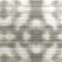 Панель листовая вспененная Дымчатый кирпич 700х770 мм