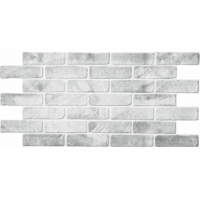 Панель ПВХ листовая Кирпич Старый серый 495х1020 мм