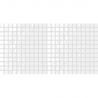 Панель ПВХ листовая Мозаика Белая 955х480 мм