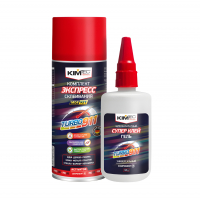 Комплект экспресс склеивания KimTec Turbo 911 цианакрилатный 125 г/400 мл