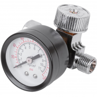 Регулятор подачи воздуха с манометром FIT